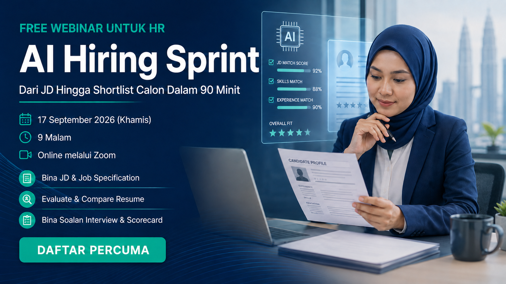 AI Hiring Sprint - Free Webinar Untuk HR