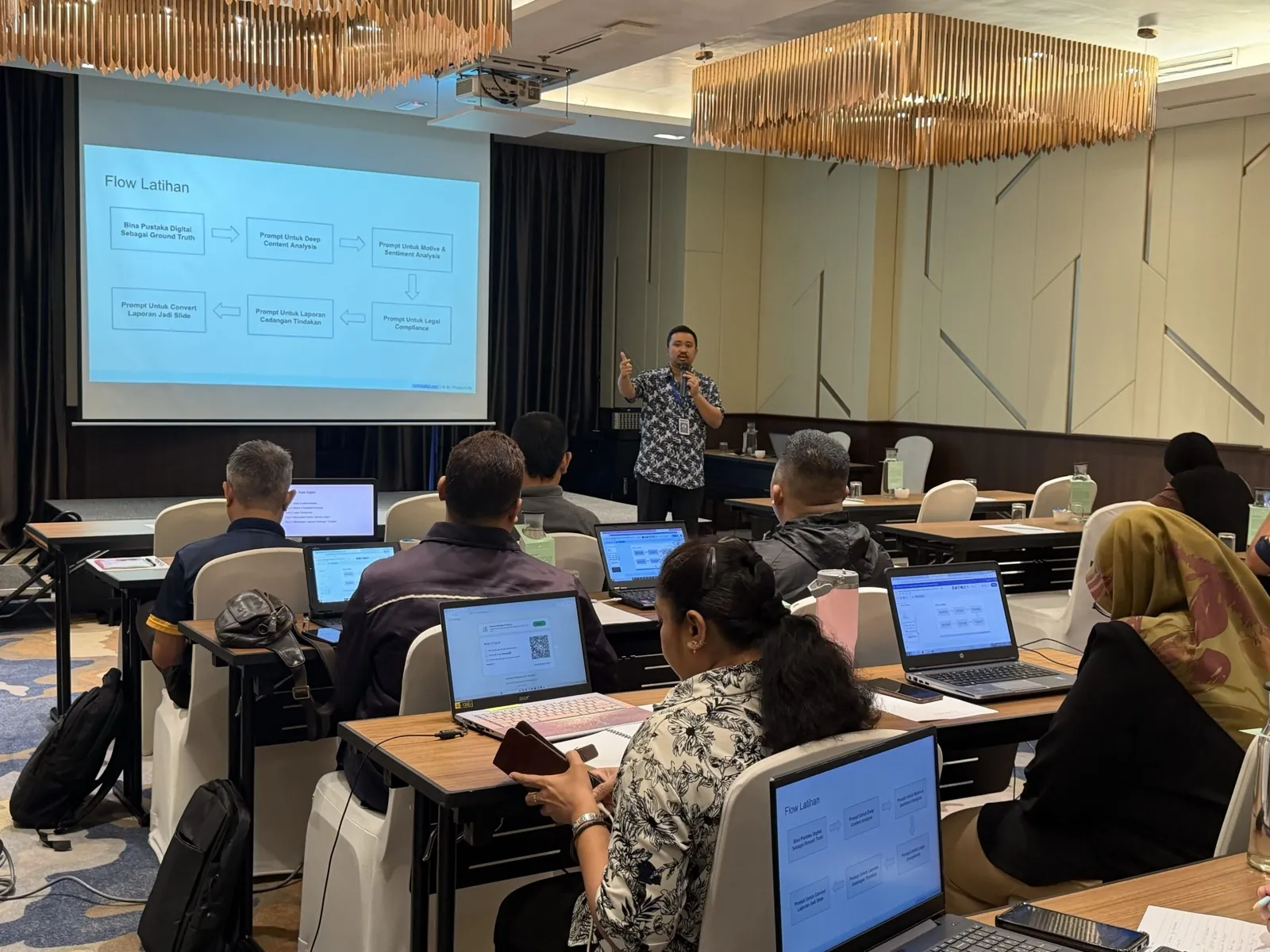 Aliran latihan forensik penerbitan dengan Gen AI