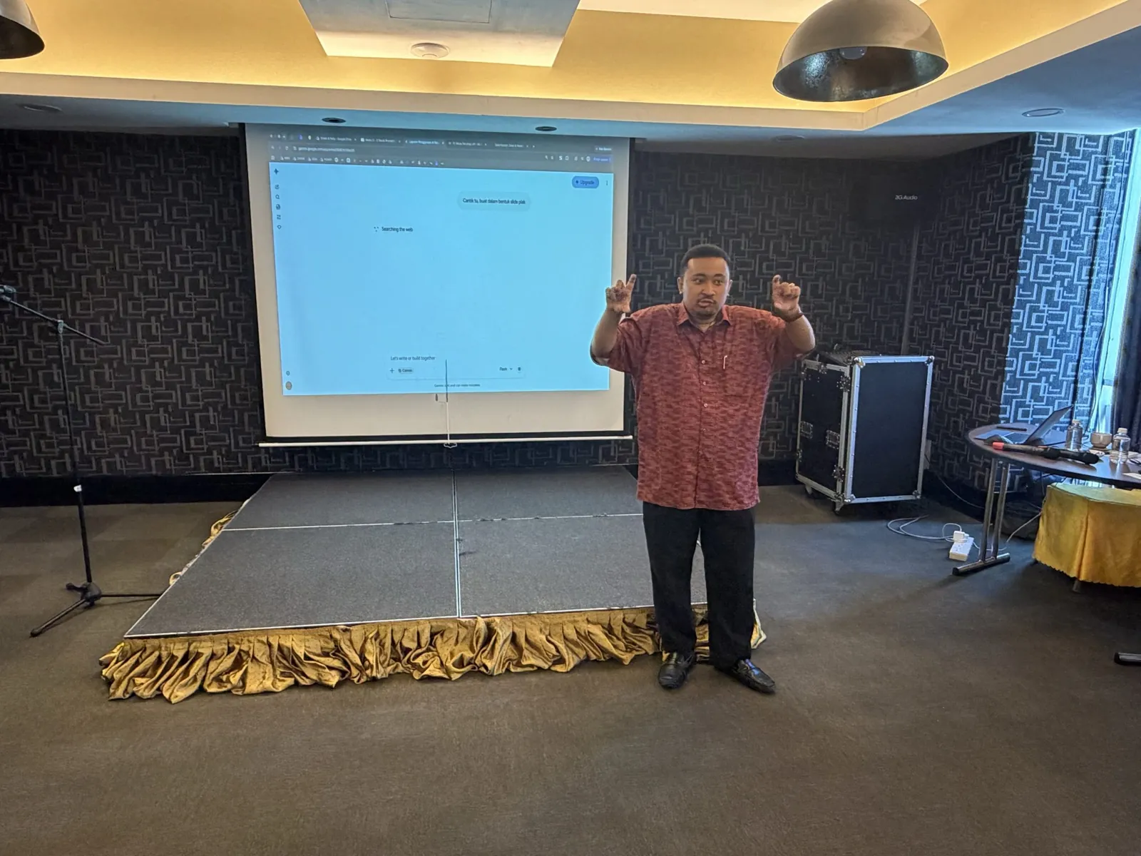 Sesi latihan Gen AI di MH Hotel, Ipoh